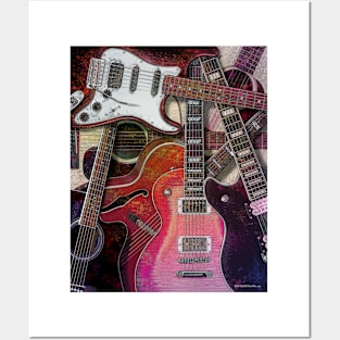 Guitar Collection Posters and Art